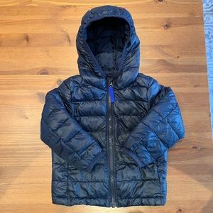 Primary Lightweight Puffer Jacket Navy Blue 18-24 mos